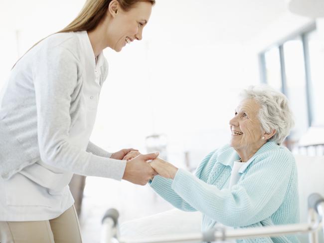 Aged care: it doesn’t always look quite this happy and light-filled.