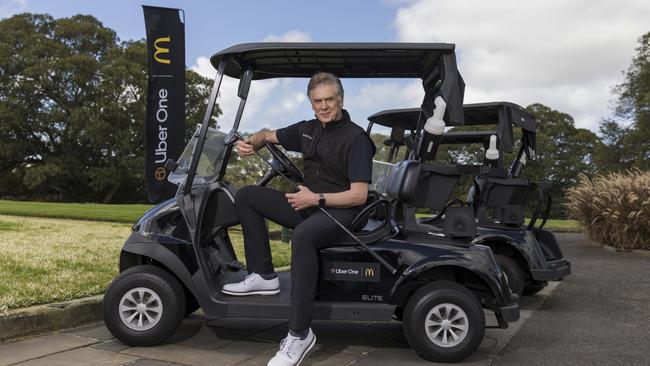 American actor Christopher McDonald, of Happy Gilmore fame, in Sydney shooting a new campaign for Uber.