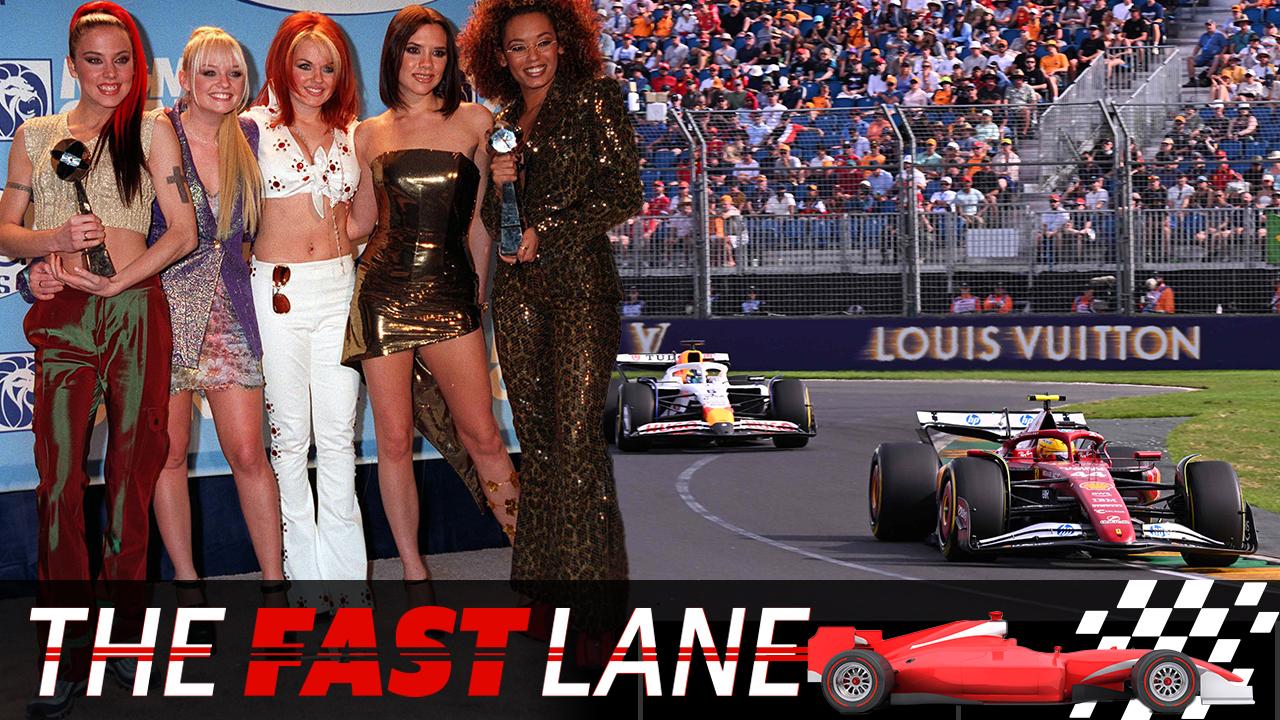 Former Spice Girl zips in for a slice of Formula One action