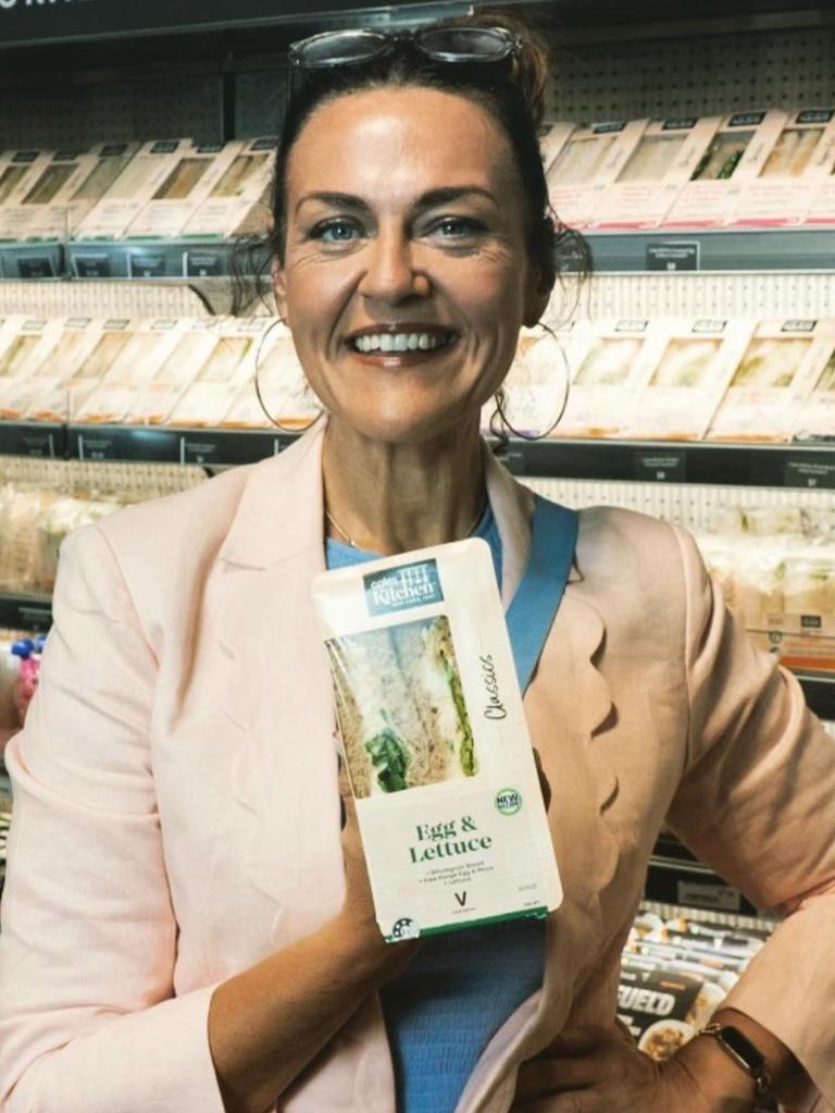 The post was in conjunction with a paid partnership with Coles supermarkets. Picture: Instagram/Chrissie Swan