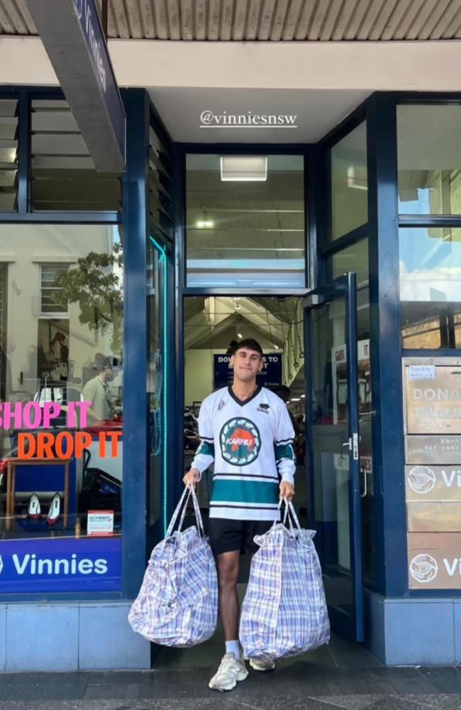 Vinnies has partnered with celebrity stylist Paul Versace to prove Aussies don’t need to buy new to find beautiful clothes. Picture: Supplied