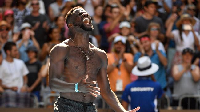 Frances Tiafoe certainly made a splash at the Australian Open.