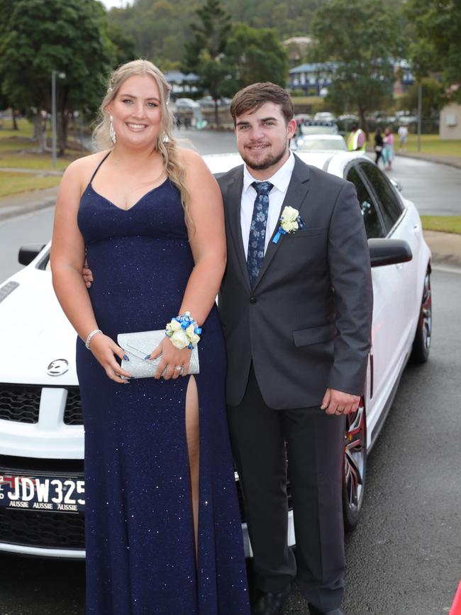 Pacific Pines High formal, at the school. Kaitlyn Sams & Reece Suchting Picture Glenn Hampson