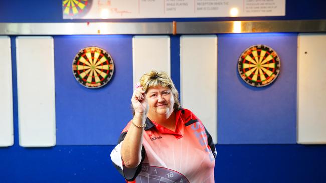 Mary Wootton has been with Blacktown Workers Darts Club for 30 years.