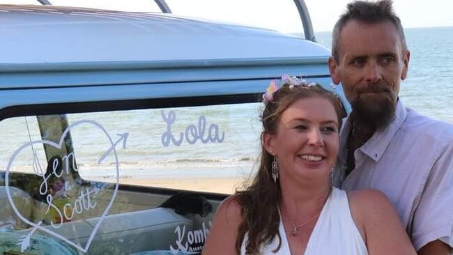 Jen and Scott Ormerod got married in January 2022. Photo: Contributed.