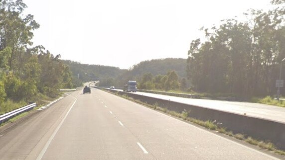 Pacific Highway, Karuah where a police pursuit was initiated. Google street view.