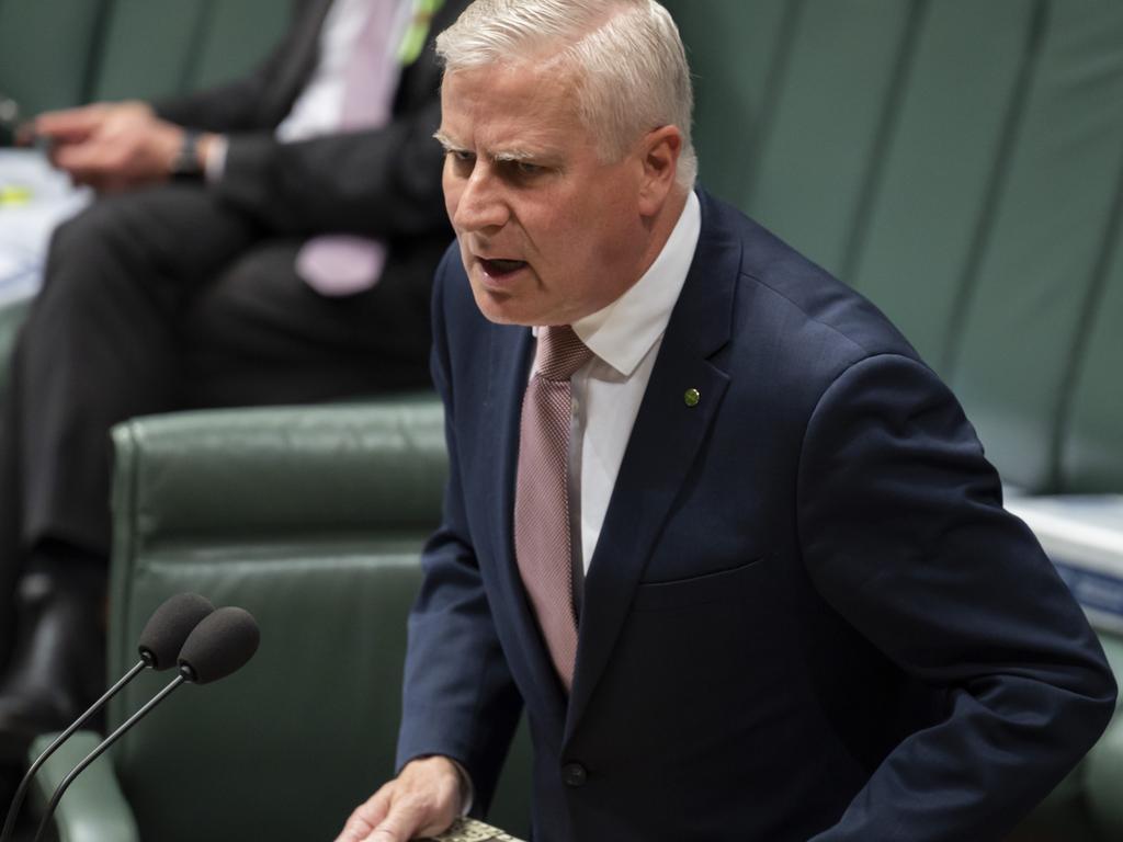 Michael McCormack has sarcastically suggested mice be sent to the inner cities to ‘scratch their children at night’. Picture: Martin Ollman / NCA NewsWire