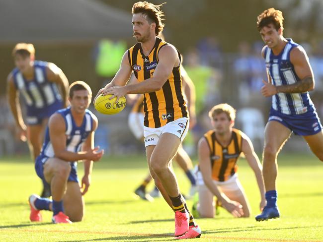 Tom Phillips was dominant against North Melbourne. Picture: Getty Images