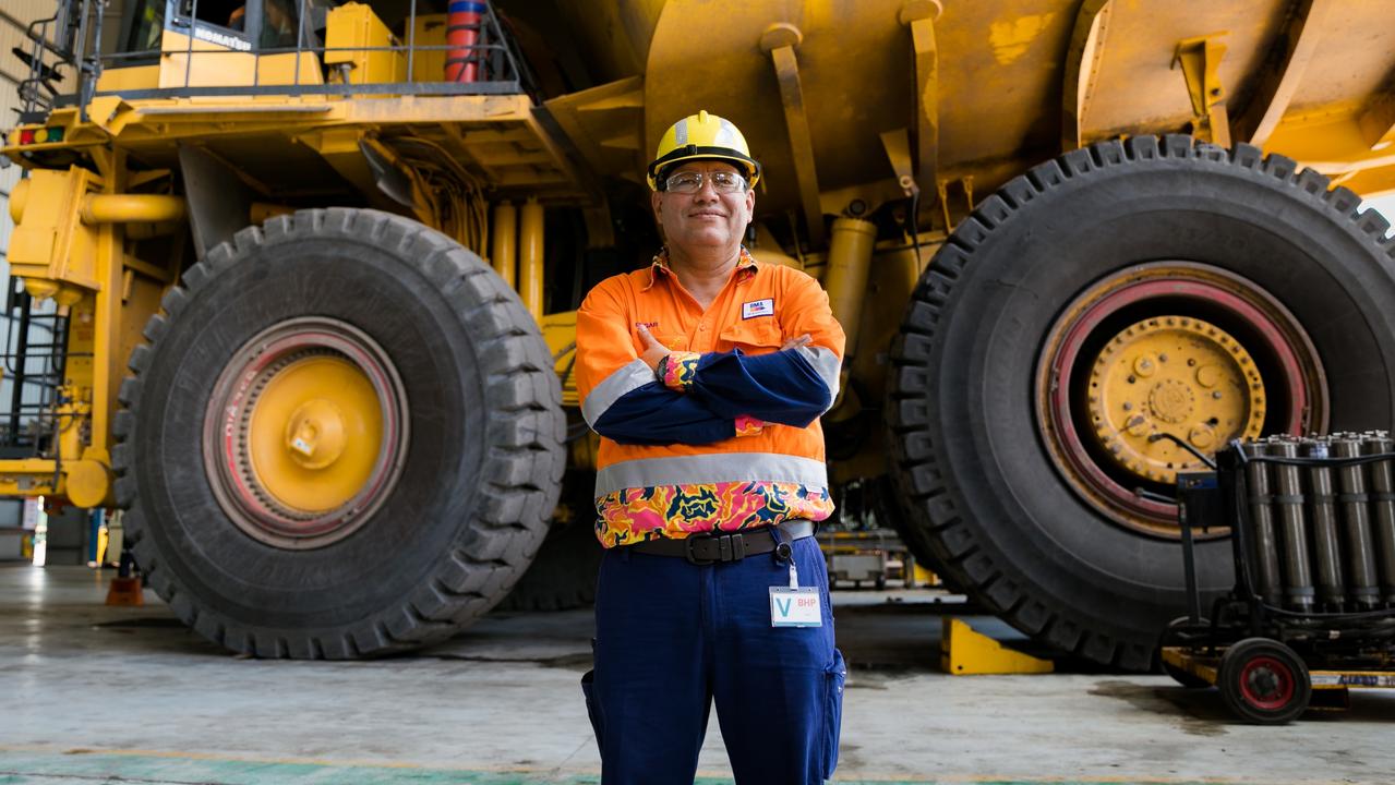 BHP Minerals Australia President Edgar Basto at Goonyella Riverside Mine