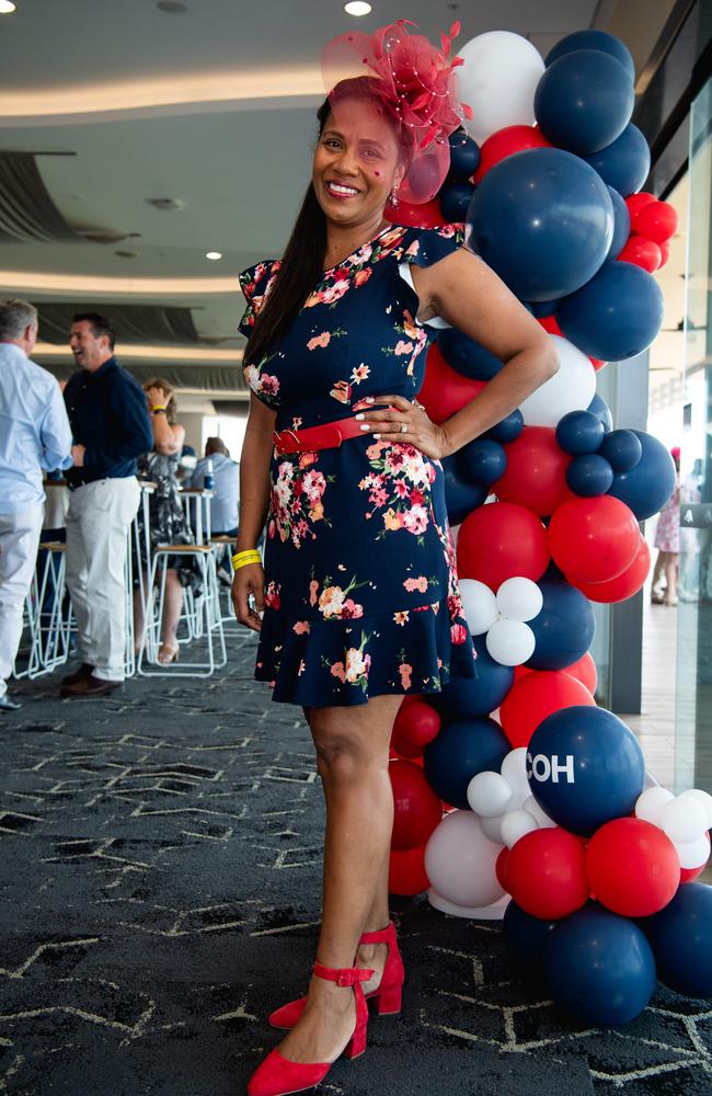 Rowena Wong at the 2024 Darwin Guineas kicking off the Darwin Cup Carnival. Picture: Pema Tamang Pakhrin