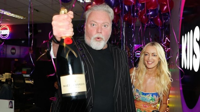 KIIS FM radio hosts Kyle Sandilands and Jackie “O” Henderson.