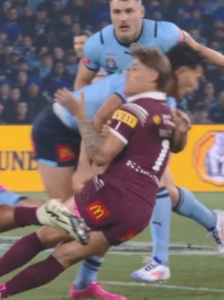 NSW's Joseph-Aukuso Sua'ali'i had no excuses. Picture: Fox Sports