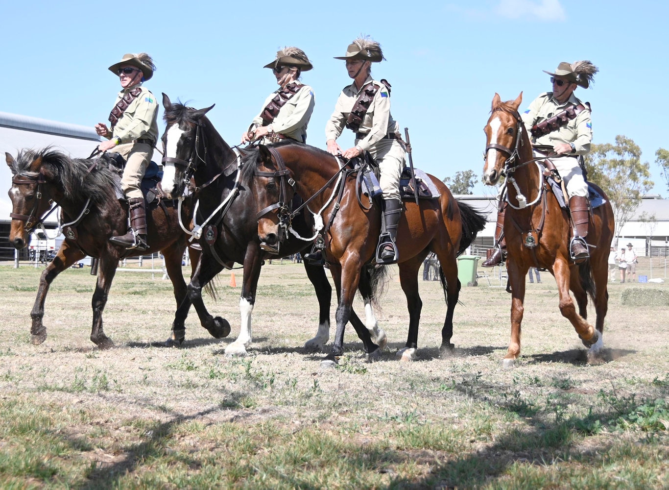 Queensland Mounted Infantry Challenge at the Toowoomba Showgrounds.