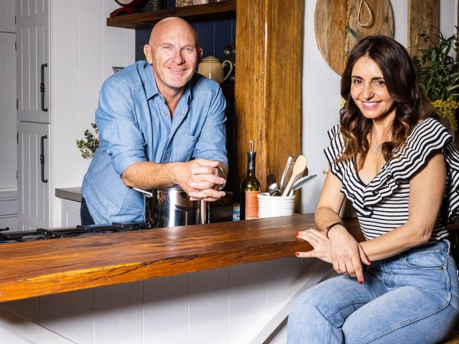 Matt Moran with Pia Miranda for Memory Bites.