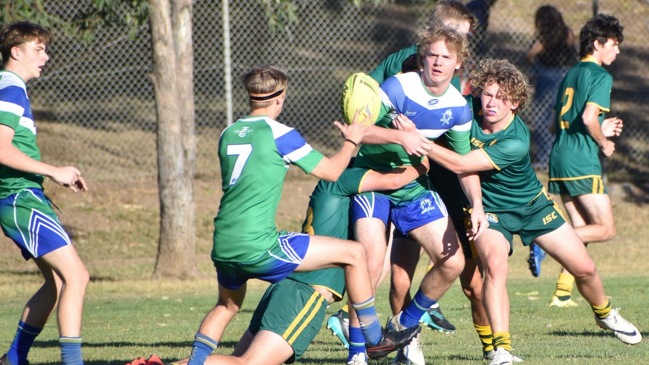 Rockhampton District Secondary Schools Rugby League Open D grand final, St Brendan's College 5 versus The Cathedral College 4, Rugby Park, Rockhampton, September 10, 2021.