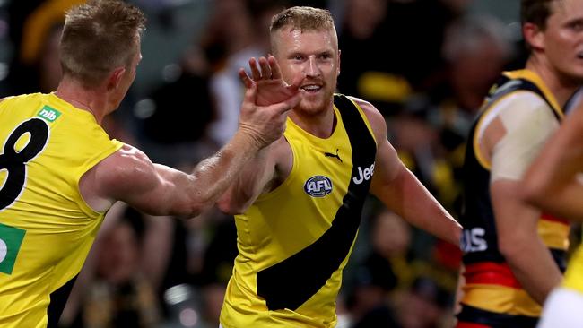 Josh Caddy in action for Richmond.