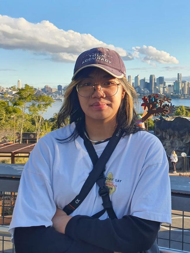 Bernie Tan works two jobs while also studying part time at university. Picture: Supplied