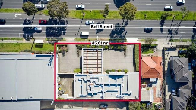 Serenity Funerals in Preston is situated on the bustling Bell St strip. (Picture: NSL Property Group)