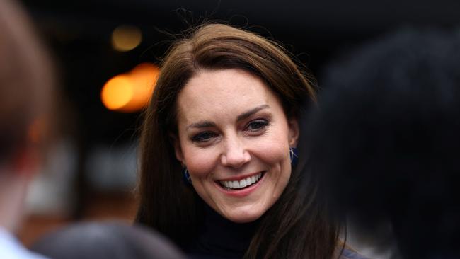 The Princess of Wales meets with residents and members of staff during a visit of the Oxford House Nursing Home in Slough last February. Picture: AFP