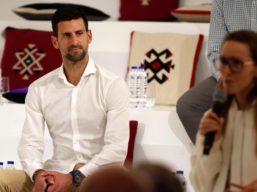 Novak Djokovic still doesn’t know what to expect in his return to the tour, given the mixed reaction from his peers in Melbourne. Picture: AFP