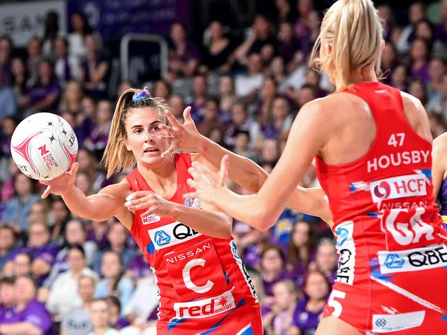 The Swifts were the more accurate team in the goal circle. (Photo by Bradley Kanaris/Getty Images)