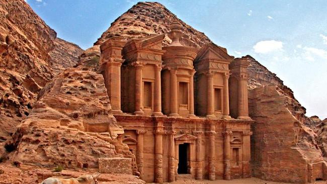The magnificent ancient city of Petra is suffering from regional turbulence. Picture: seetheholyland.net