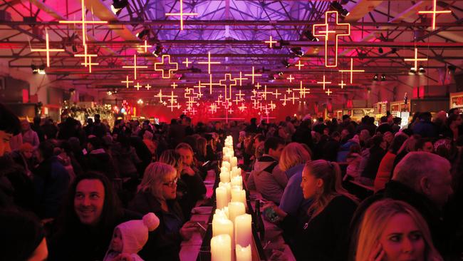 Dark Mofo’s Winter Feast. Picture: MATHEW FARRELL