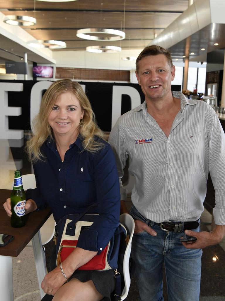 Beth and Daniel Rodda of Solahart at the Future Toowoomba lunch at Wellcamp Airport, Friday, December 3, 2021. Picture: Kevin Farmer