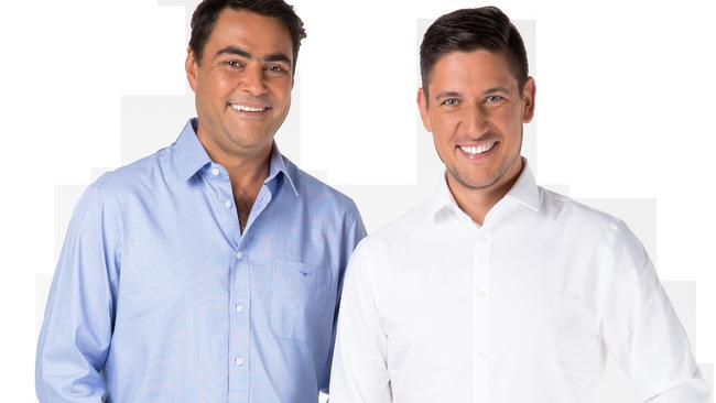 FIVEaa brekafast duo David Penberthy and Will Goodings. Picture: Supplied