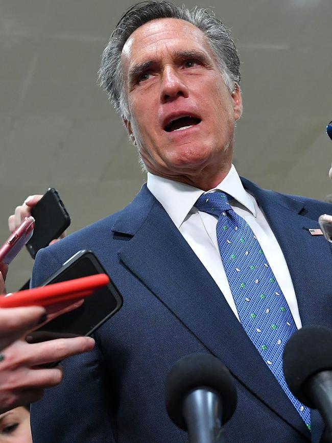 US Senator Mitt Romney. Picture: AFP