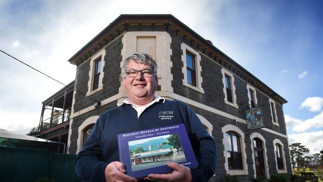 Whitaker’s book features railway hotels from across the country. Picture: Kylie Else