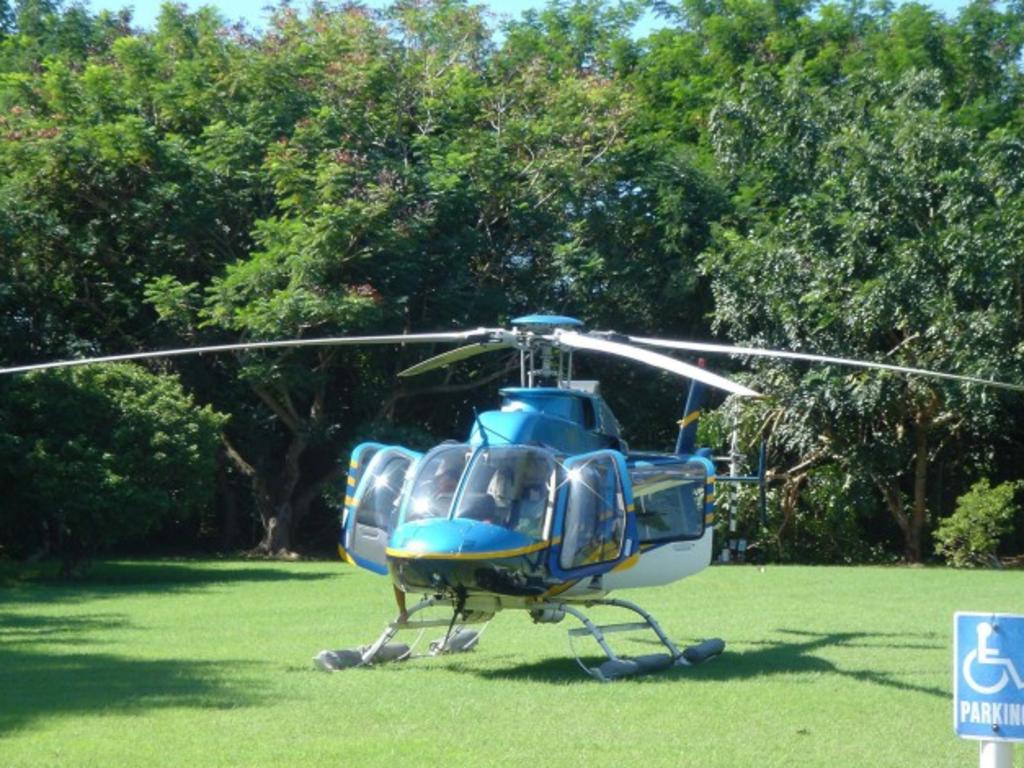 Jeffrey Epstein's private helicopter, submitted into evidence at the trial of Ghislaine Maxwell. Picture: Supplied.