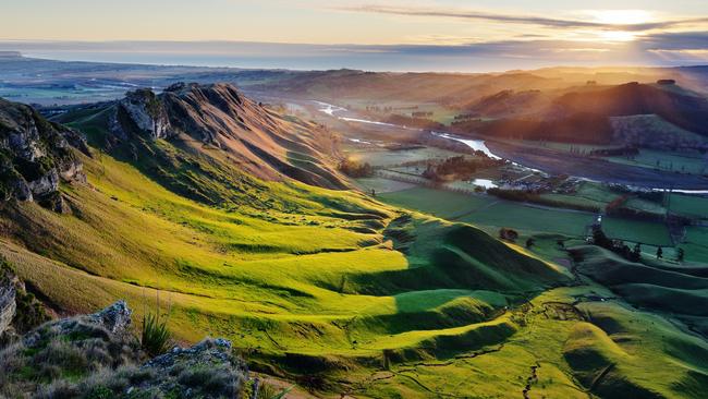 Dawn breaks over Te Mata Peak, Hawke's Bay. Photo: iStock