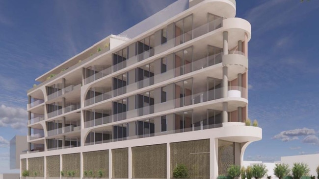 Artist's impression of the proposed building for Beach Rd. Picture: Supplied