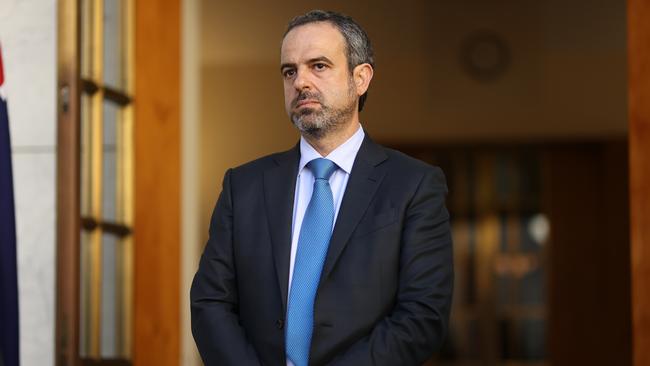 AMA president Dr Omar Khorshid said it was “very realistic” to fully immunise Australians who want both vaccine doses by the end of the year. Picture: NCA NewsWire / Gary Ramage