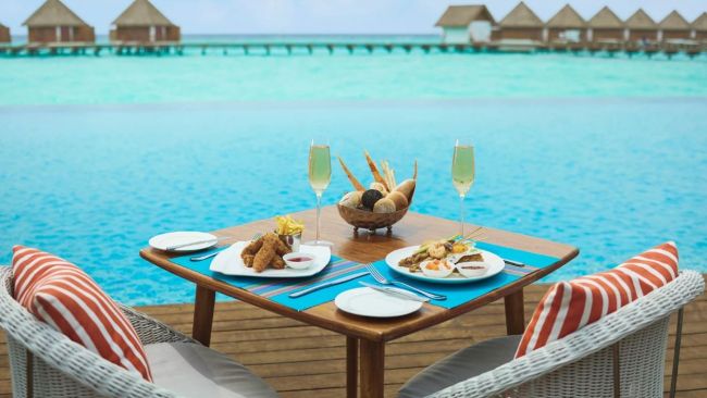 A room with a view: the beautiful Maldives awaits. Picture: Luxury Escapes.