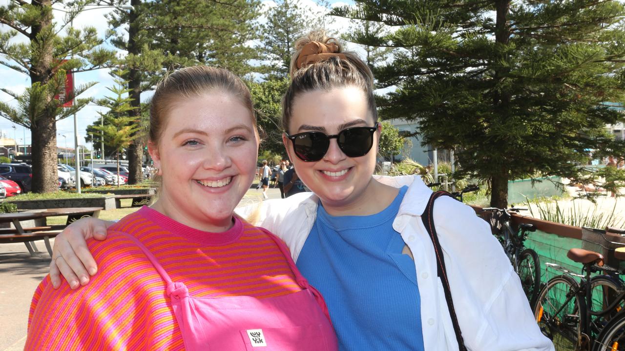 Ashley Anderson and Brianna Jacklin. Picture: Mike Batterham