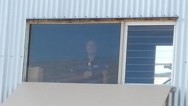The outside of Barry Robertson's shack. Picture: Supplied