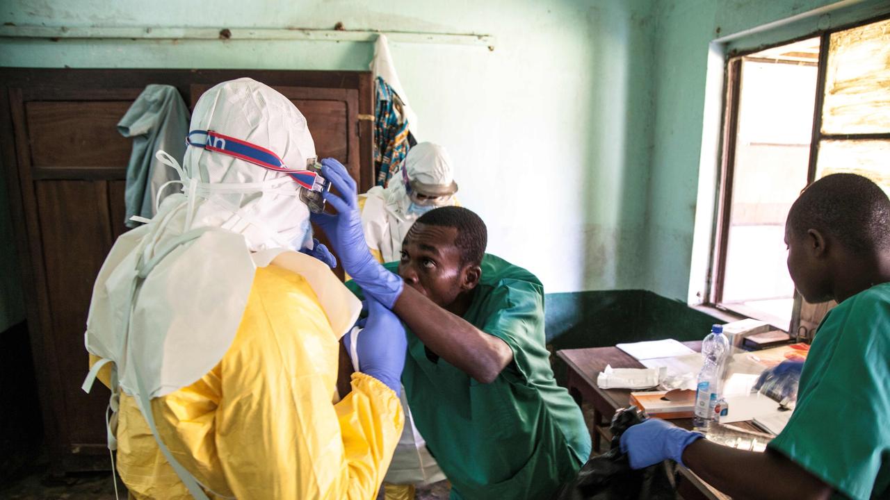 The two-year-long outbreak of ebola killed more than 2200 people. Picture: AFP