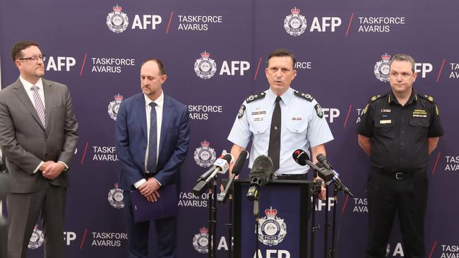 The AFP said bank staff have been charged with allegedly laundering almost $229 million. Picture: NCA NewsWire / David Crosling