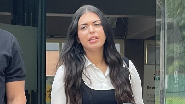 Lara Alali, 27, pleaded guilty to ongoing drug supply and drug possession and appeared in Sutherland Local Court on Thursday. Picture: Ashleigh Tullis