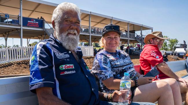 Lee Ferguson and Amy Humphries at the 2023 Darwin Supercars. Picture: Pema Tamang Pakhrin
