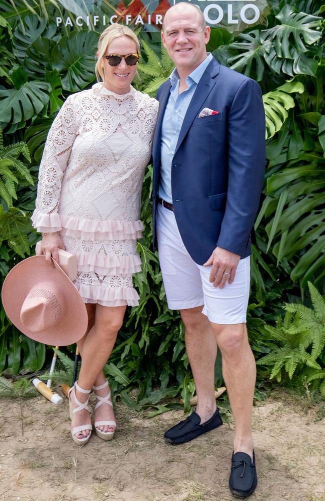 The Queen’s granddaughter Zara Phillips and her husband Mike Tindall. Picture: Luke Marsden