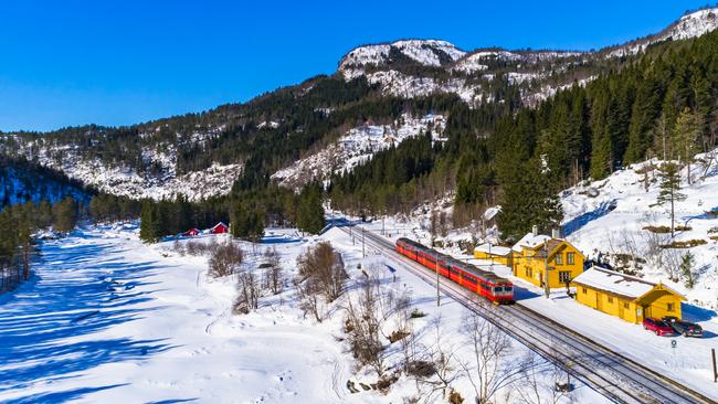 The spectacular journey from Bergen to Oslo, Norway, one of the world’s greatest train trips.