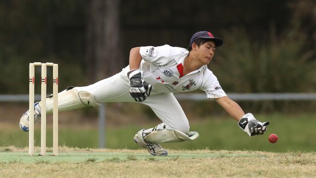 Templeton keeper Lincoln Wong. Picture: Stuart Milligan