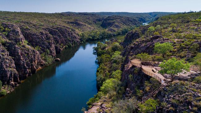 Territorians have made it clear to the Gunner government that they don’t believe they should have to pay a fee to use our NT parks. Pictured is Nitmiluk National Park. Picture: Che Chorley