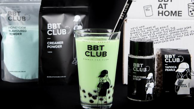 Bubble Tea Clubs DIY kit which sells for $19.95. Picture: Supplied