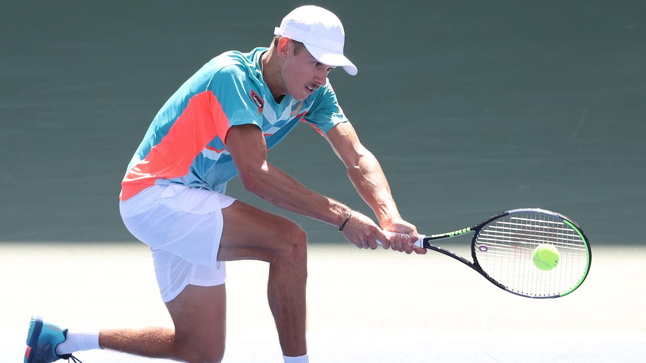 Alex de Minaur can’t wait to play in front of his home fans in Melbourne. Picture: AFP