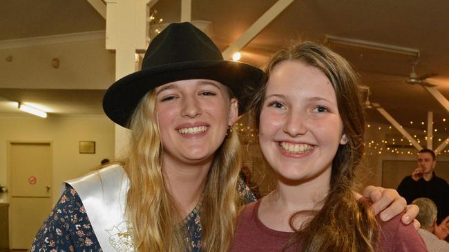 Alaiya Ramsey and Amelia Fredericks at Miss Mudgeeraga Showgirl at Mudgeeraba Showgrounds. Pic: Regina King