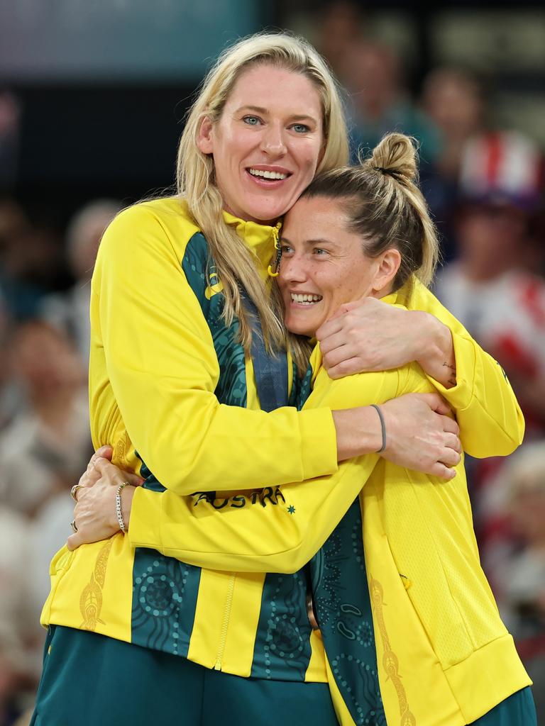 Five time Olympian Lauren Jackson was awarded The Dawn Award. Picture: Elsa/Getty Images